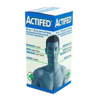 ACTIFED DECONGESTANT SYRUP 100ML | Cold, Flu and Sinus Relief | TheFamilyPharmacy.ie - Irelands ...