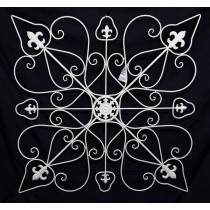 Big cream metal wallart