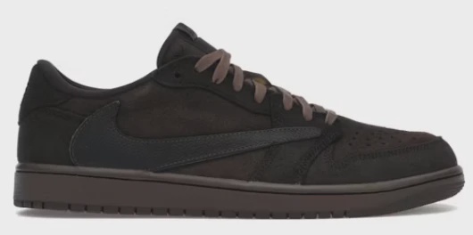 Air Jordan 1 Retro Low Travis Scott Velvet Brown • Brand New [8801]