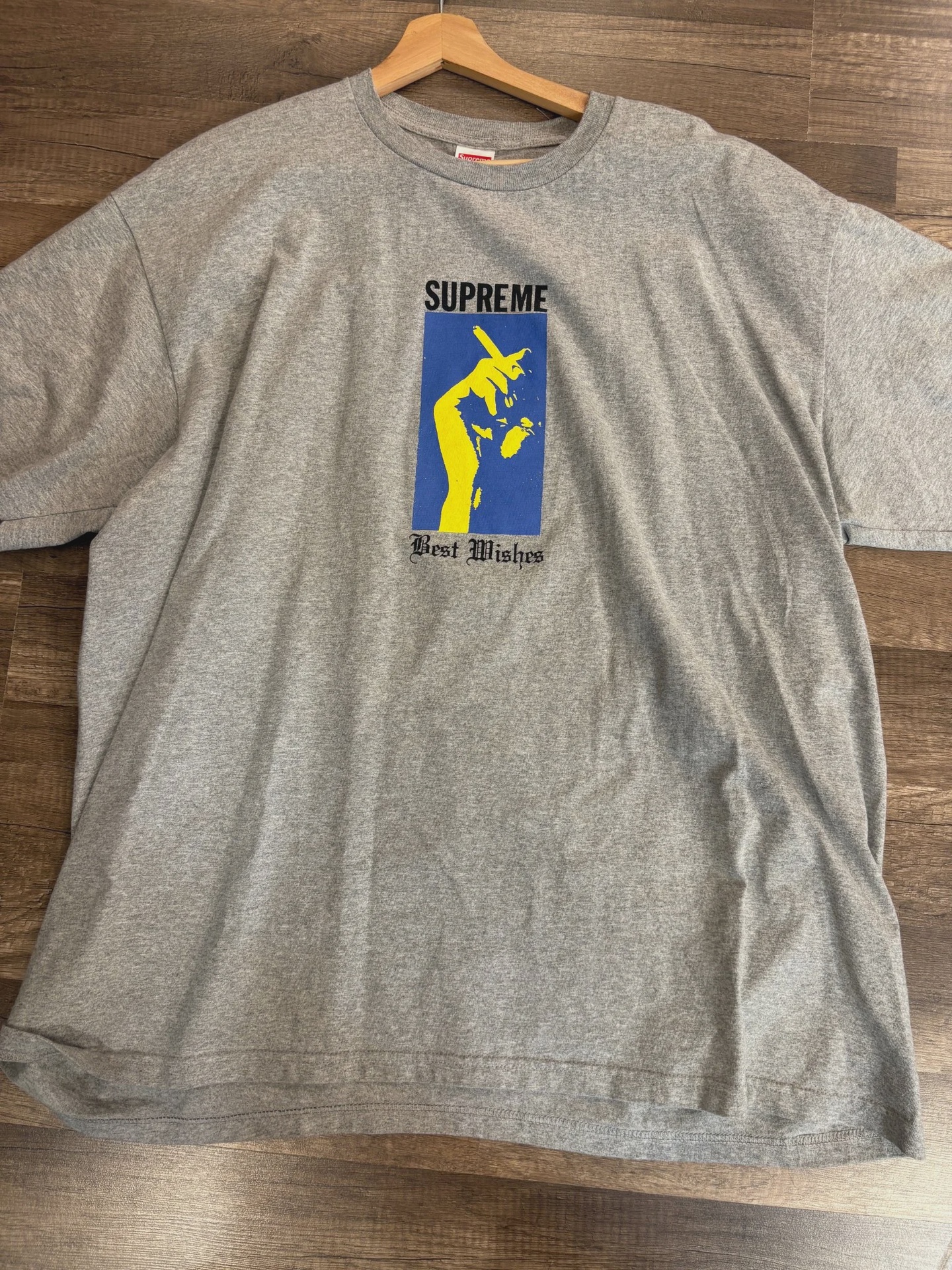 Supreme Supreme Grey Cigarette Tee - Size XXL