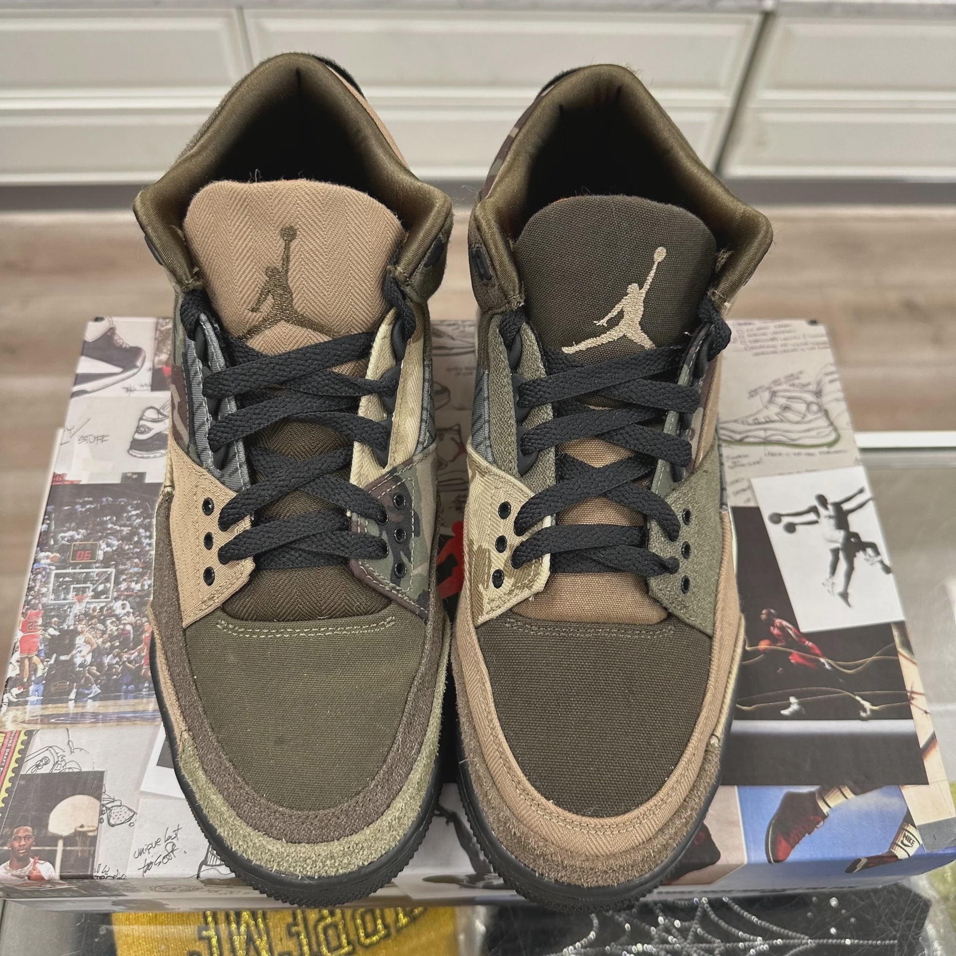 Air Jordan 3 Retro Patchwork Camo • Pre-Owned [6264] - photo 1