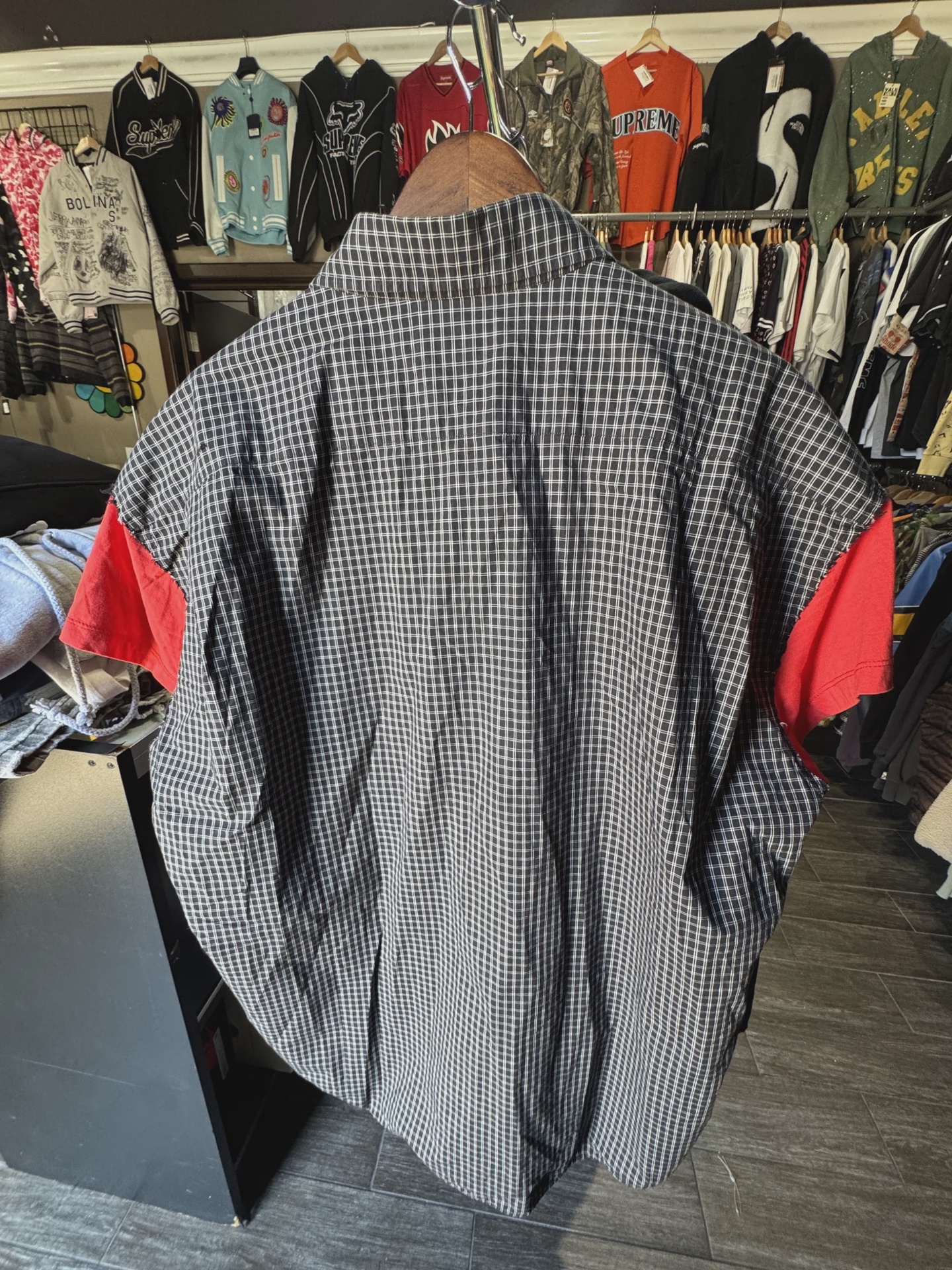 Balenciaga Plaid Work Flannel L • Pre-Owned [9003] - photo 2