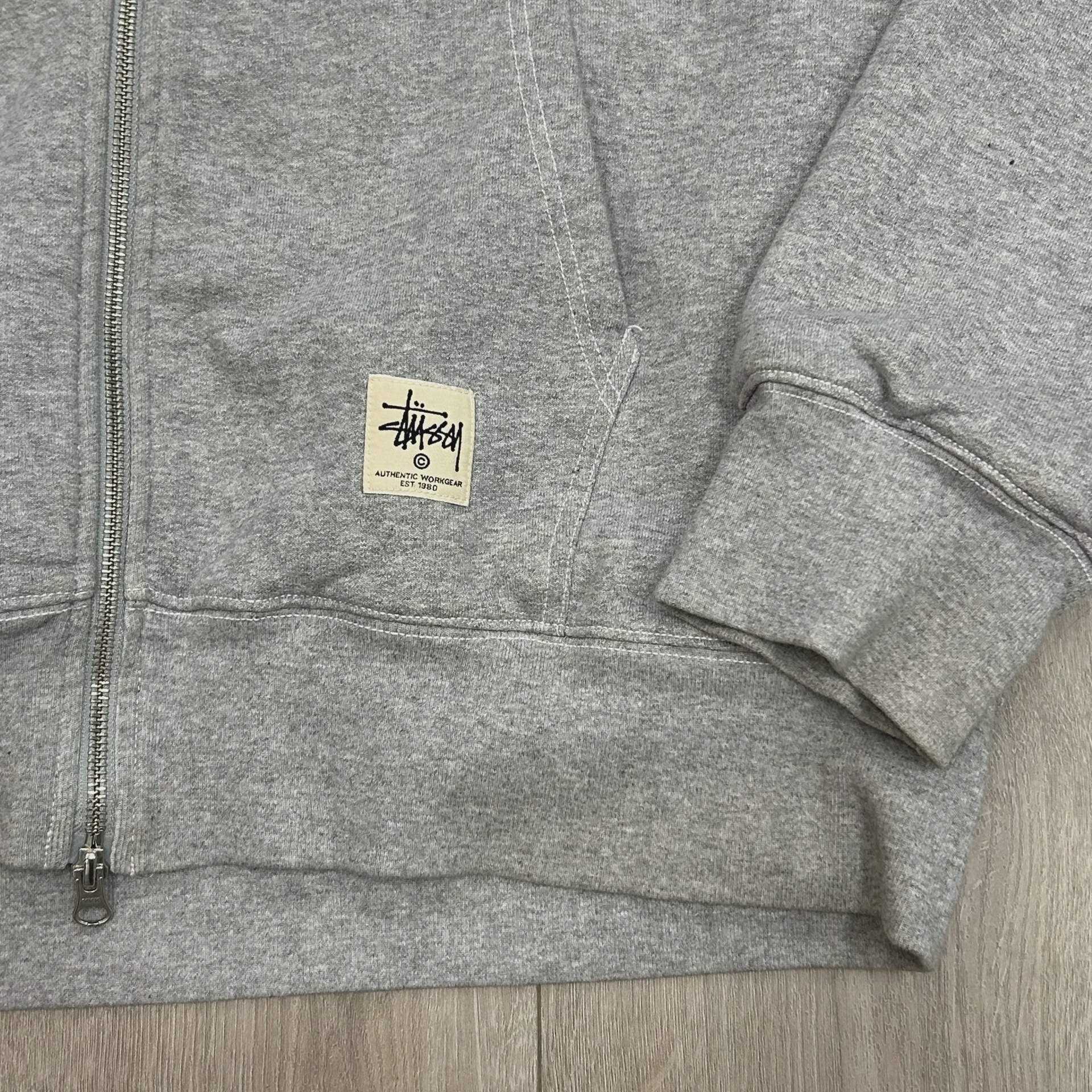 Stüssy Double Face Label Zip Hoodie  • Pre-Owned [2601] 4