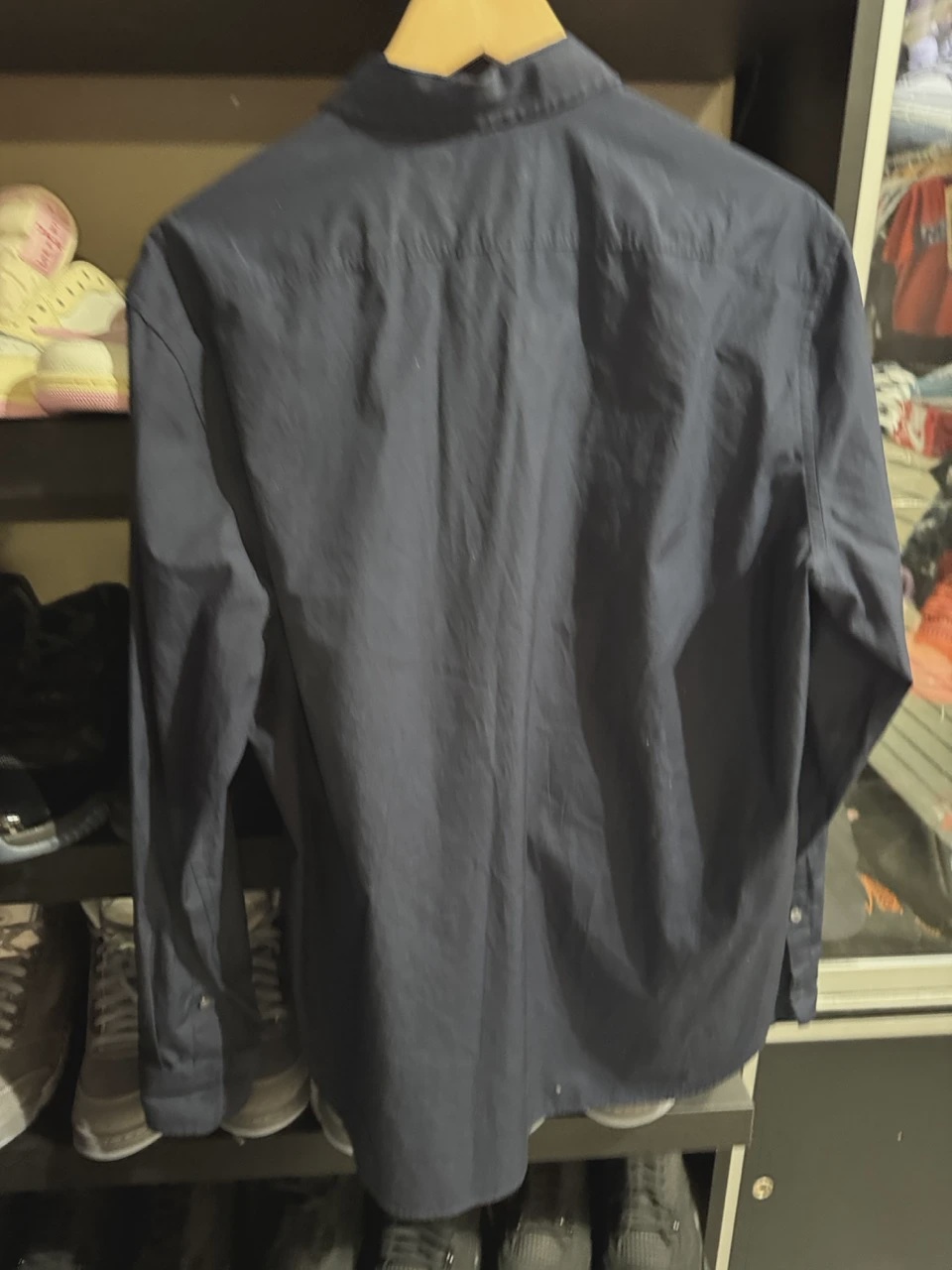 Burberry Long Sleeve Navy Blue • Pre-Owned [4196] 2