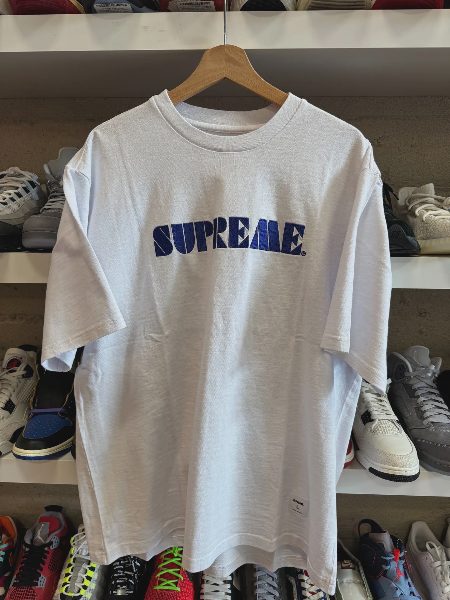 Supreme Supreme Light Blue Tee - Size L
