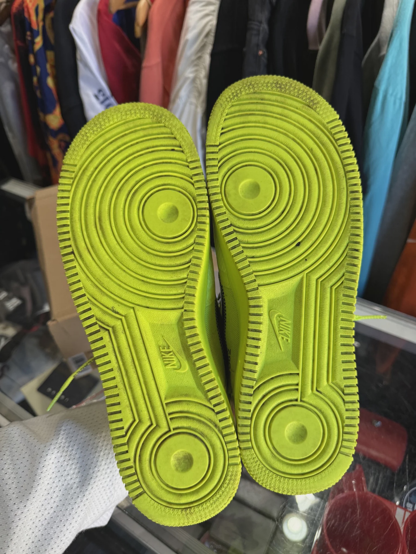 Nike Air Force 1 Low Off-White Volt • Pre-Owned [7060] - photo 5