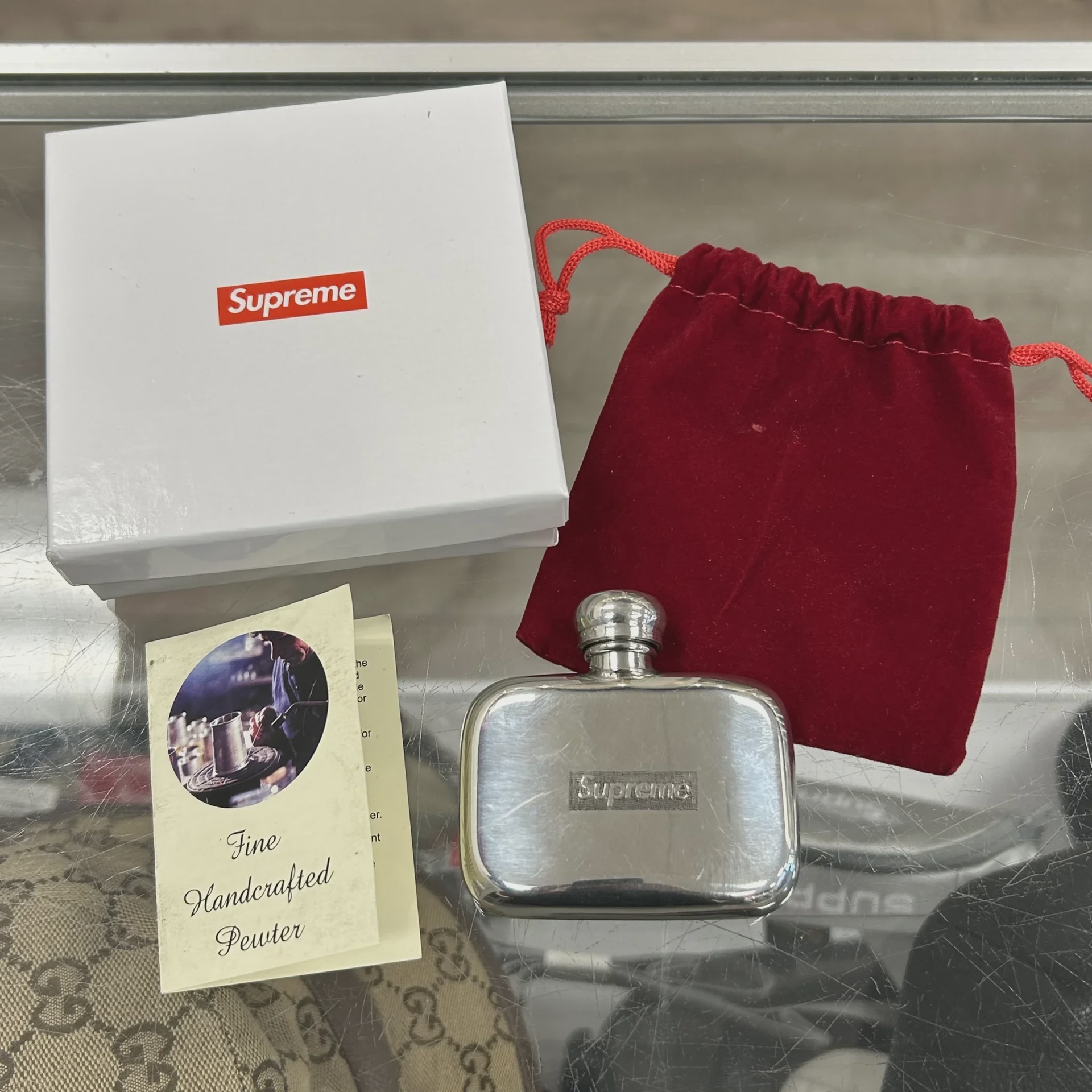 Supreme Supreme Pewter Mini Flask - Size One Size