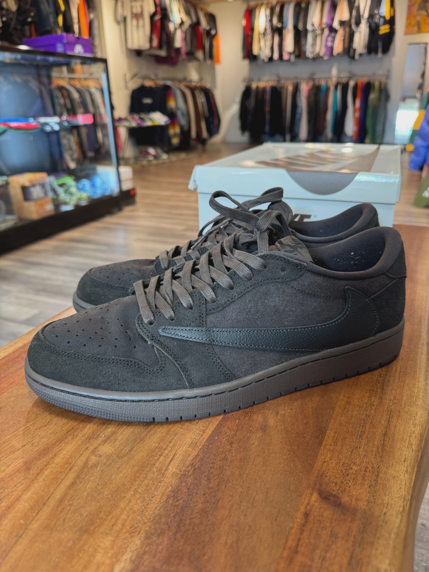 Air Jordan 1 Retro Low Original SP Travis Scott Velvet Brown • Pre-Owned [8910] - photo 2