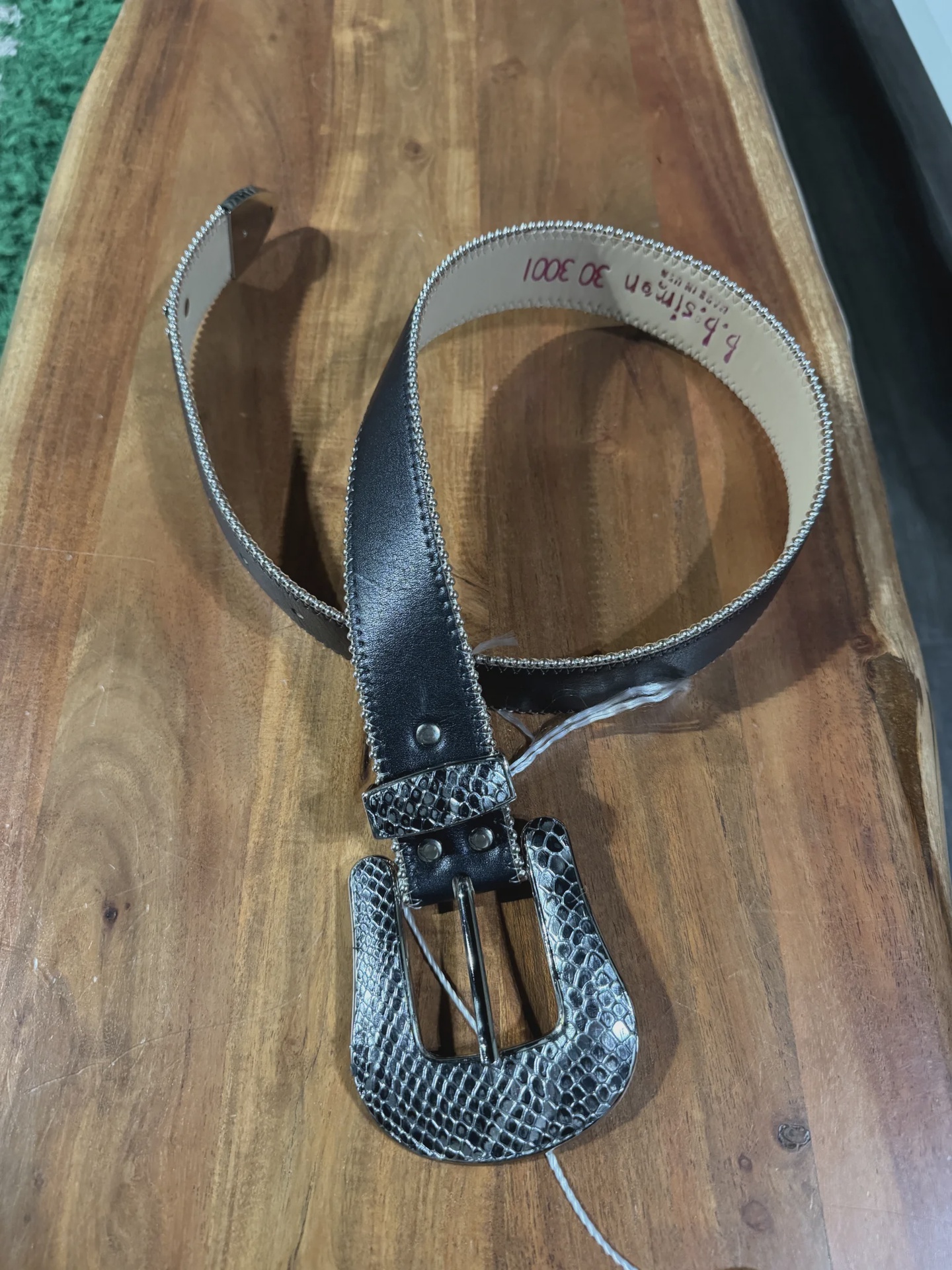BB Simon Bb Simon Belt Black 30 - Size One Size