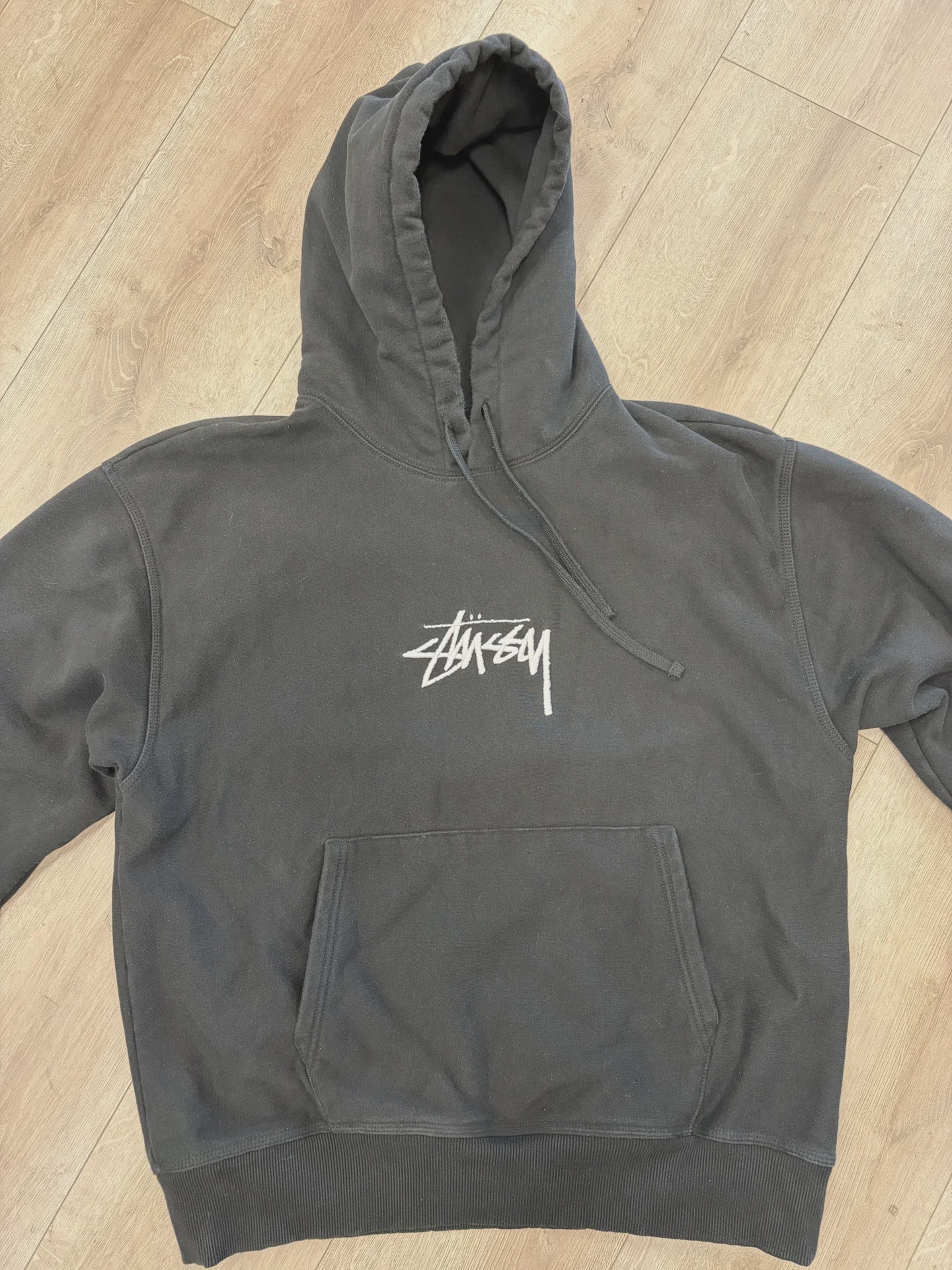 Stüssy Stock Logo Embroidered Hoodie • Pre-Owned [0271] - photo 4