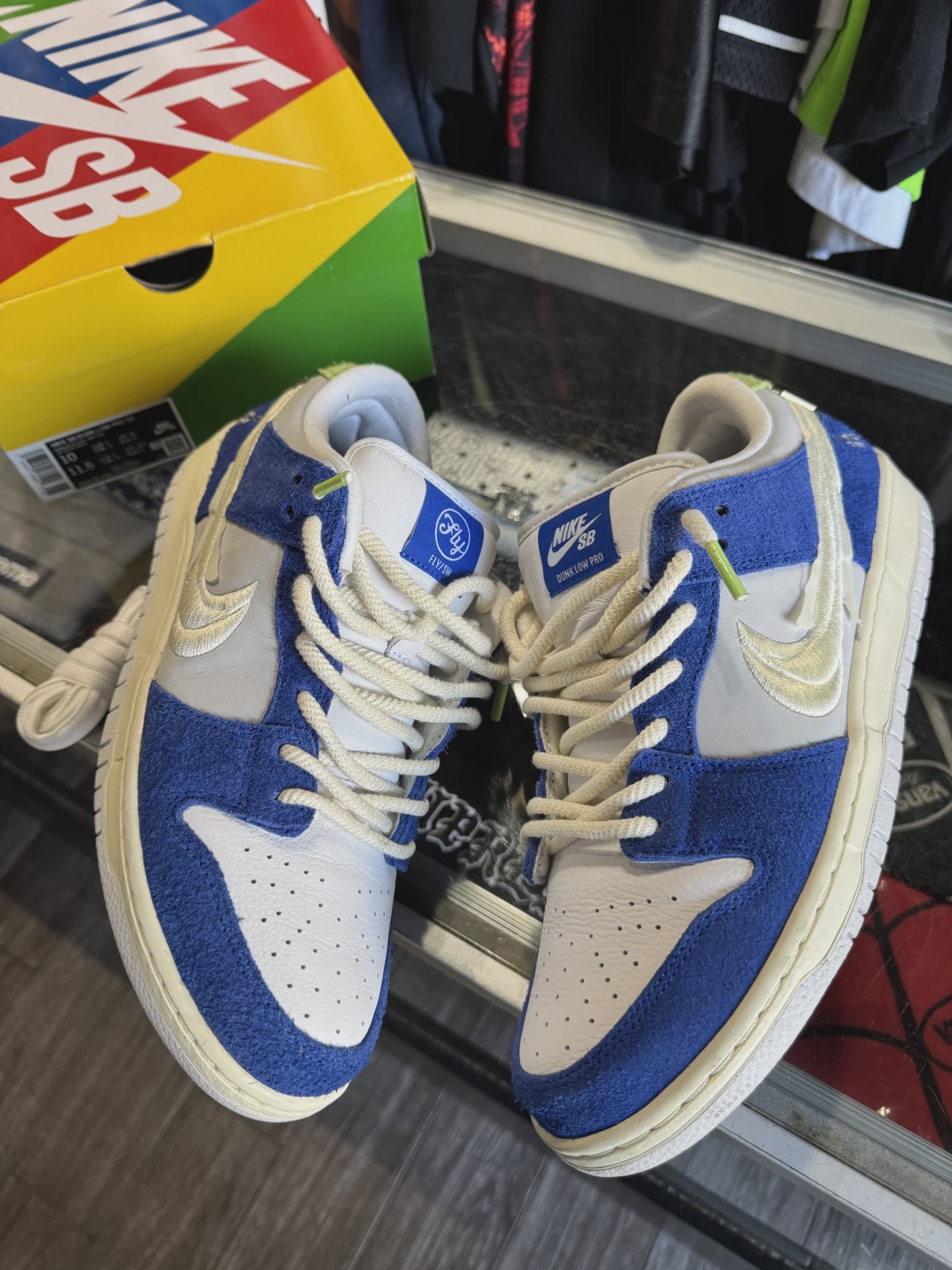 Nike SB Dunk Low Pro Fly Streetwear Gardenia • Pre-Owned [8978] - photo 2