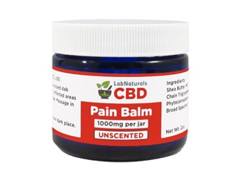 CBD Pain Balm 1000mg/Jar (Unscented) - LabNaturals CBD - Shop