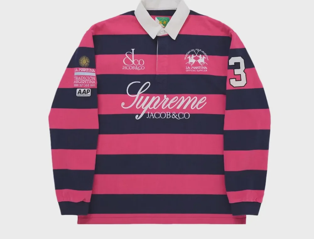 Supreme Supreme La Martina Rugby Stripe - Size L
