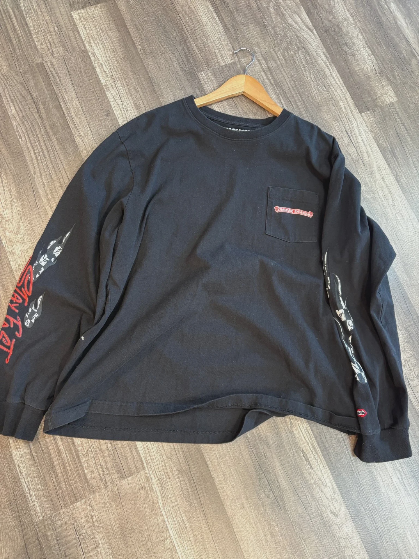 Chrome Hearts Chrome Hearts Matty Boy Stay Fast LS - Size XXL