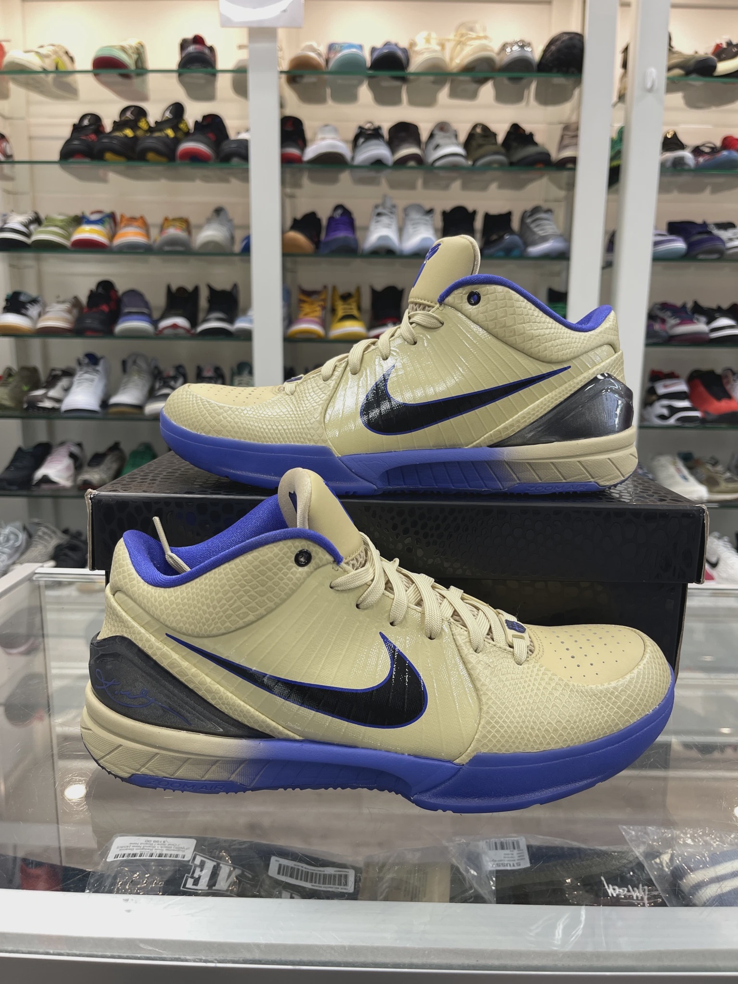 Nike Kobe 4 Protro FC Barcelona Team Gold • Pre-Owned [3839]