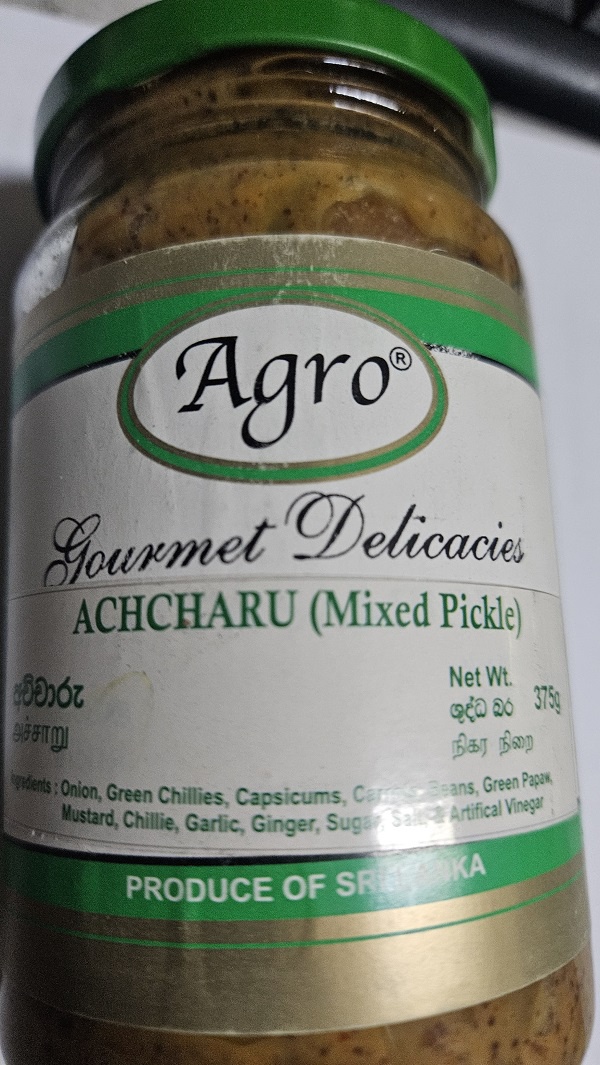 Agro Achcharu (mixed Pickle) 375g