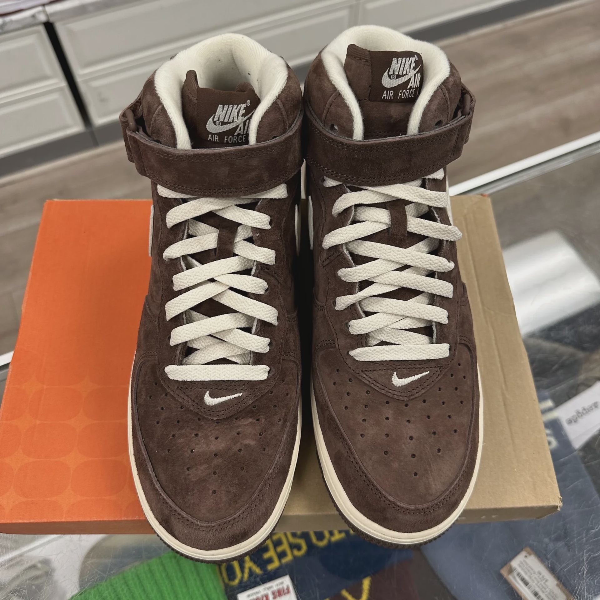 Nike Air Force 1 Mid QS Chocolate • Pre-Owned [2515] - photo 4