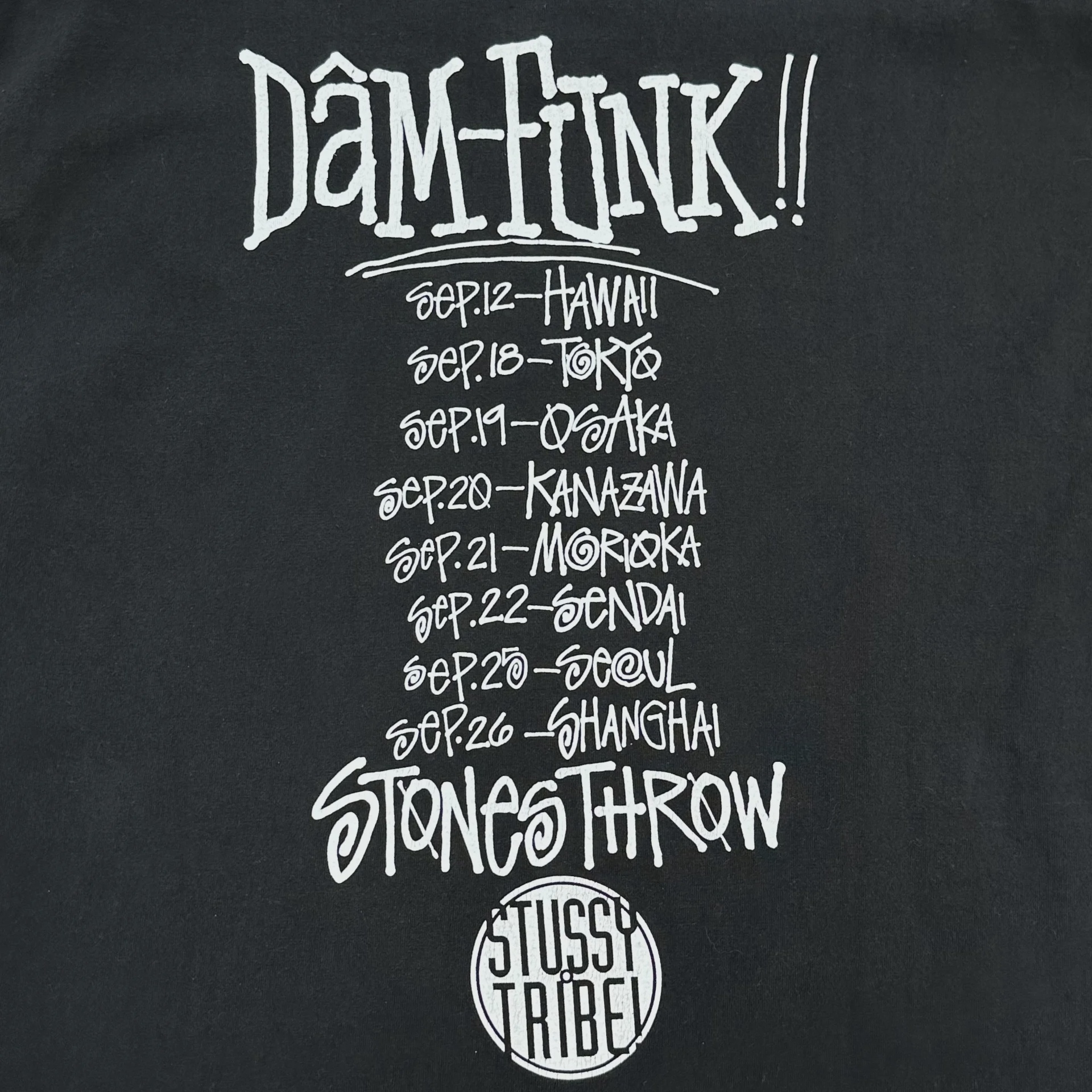 2009 Stüssy x Dam-Funk "Funk Tsunami Tour" tee  • Pre-Owned [2584] - photo 5