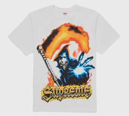 Supreme Grim Reaper Tee White • Brand New [7015]