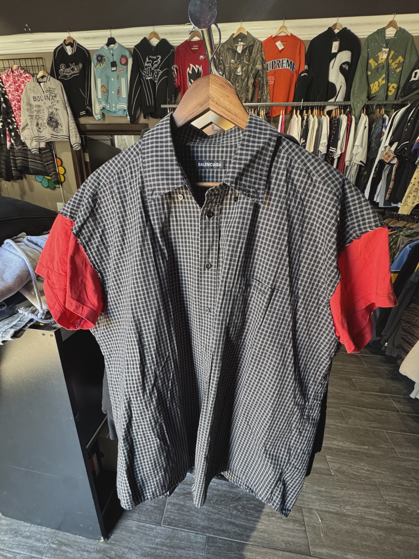 Balenciaga Balenciaga Plaid Work Flannel L - Size L