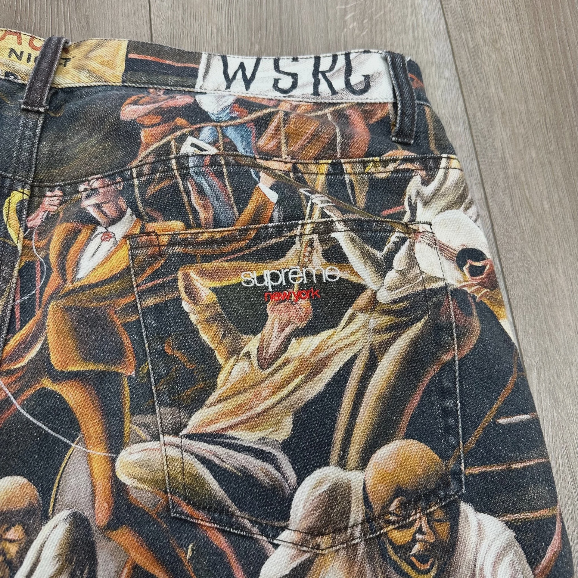 Supreme/Ernie Barnes Baggy Denim Short 'Dance' • Pre-Owned [3030] - photo 3