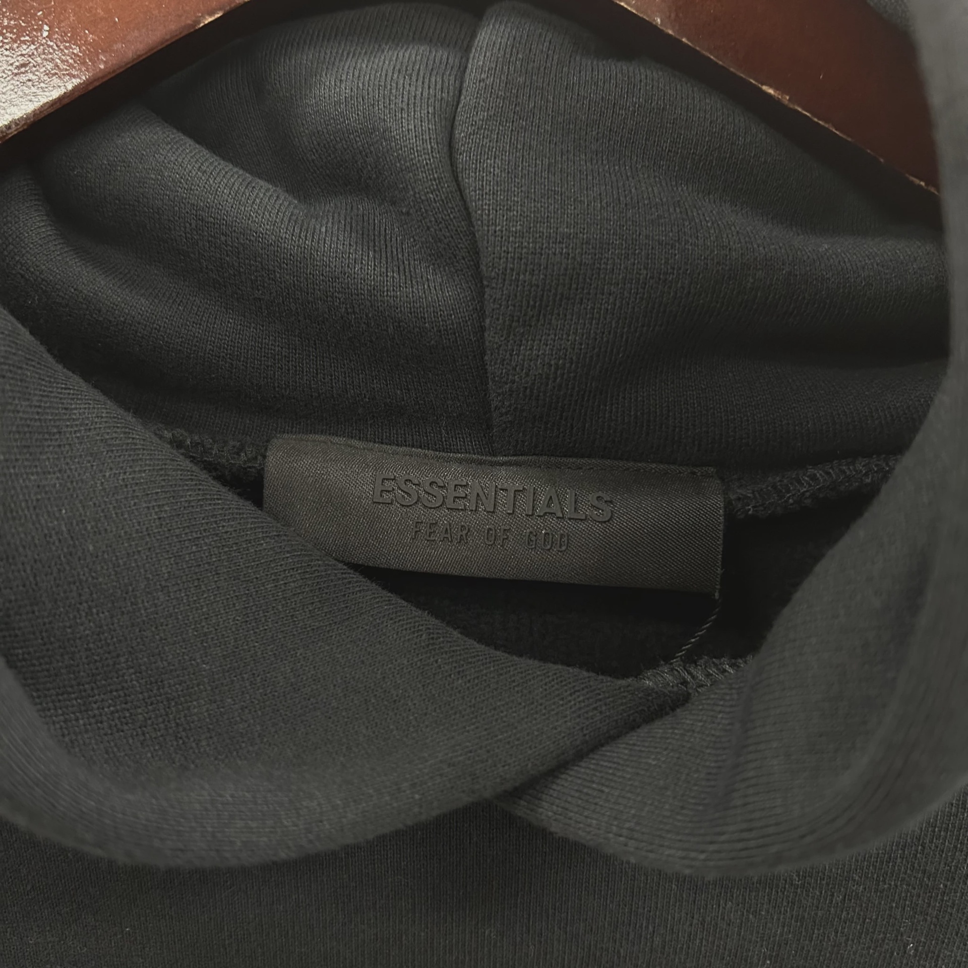 Men's Fear of God Essentials Heavy Fleece Vintage Shrunken Hoodie • Brand New [6743] 3