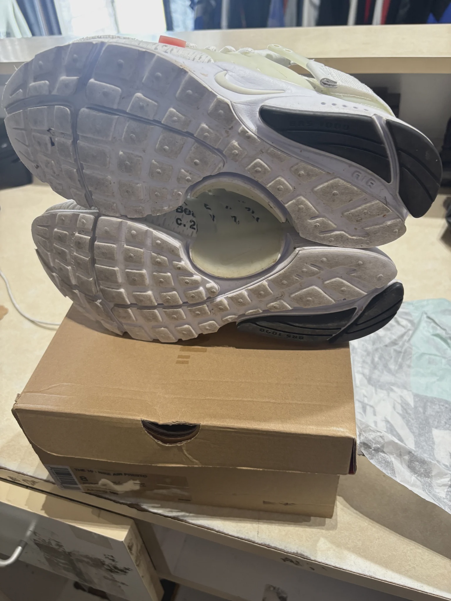 Nike Air Air Presto Off-White White (2018) • Pre-Owned [2982] - photo 3