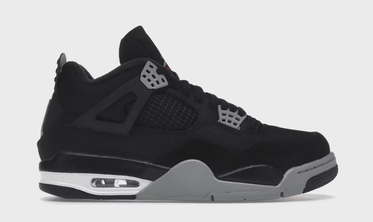 Air Jordan 4 Retro SE Black Canvas • Brand New [3733]