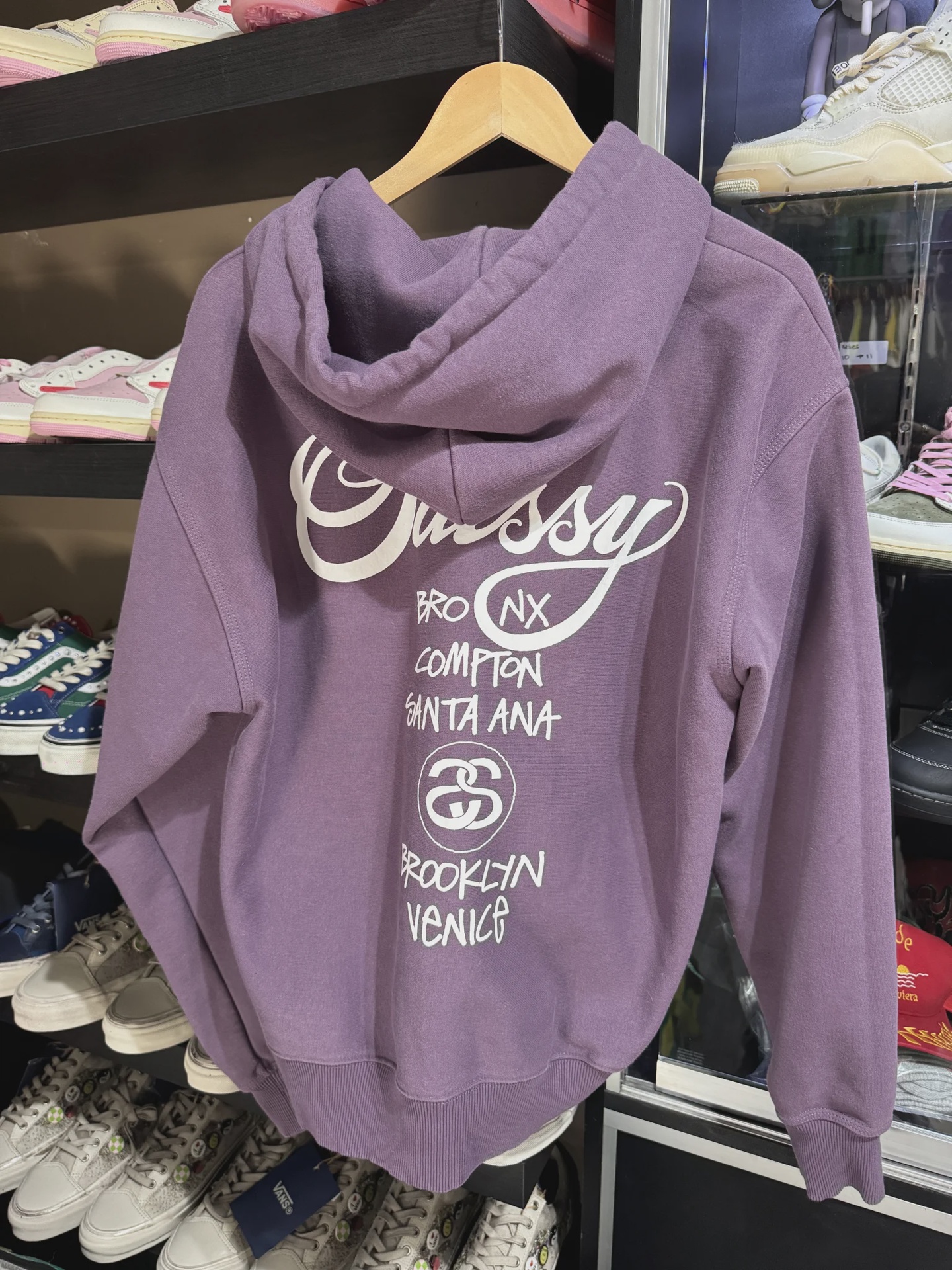 Stussy Dover Purple Zip Up M • Pre-Owned [7122] - photo 2