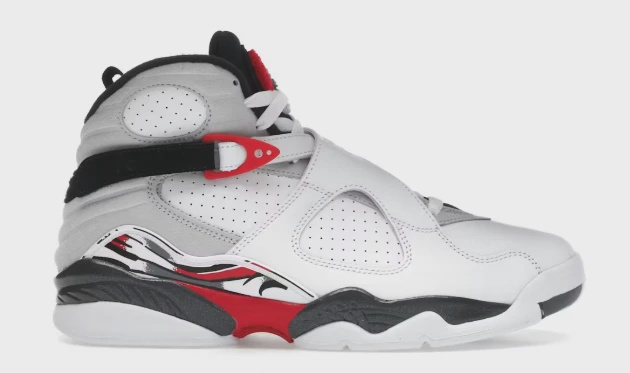 Jordan 8 Retro White True Red (2025) • Brand New [6533]