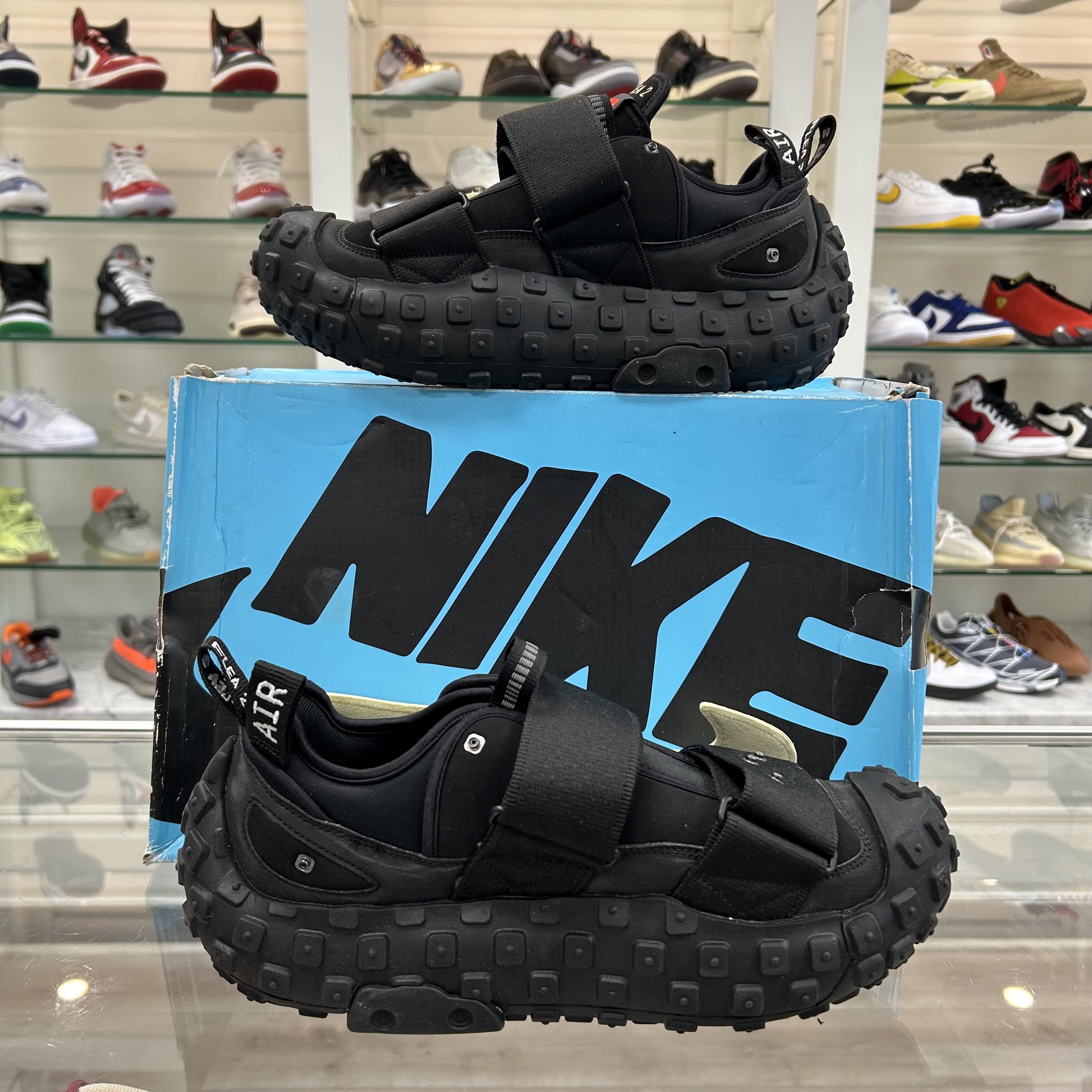 Nike Cpfm Air Flea 2 Cactus Plant Flea Market Black Alabaster • Pre-Owned 10