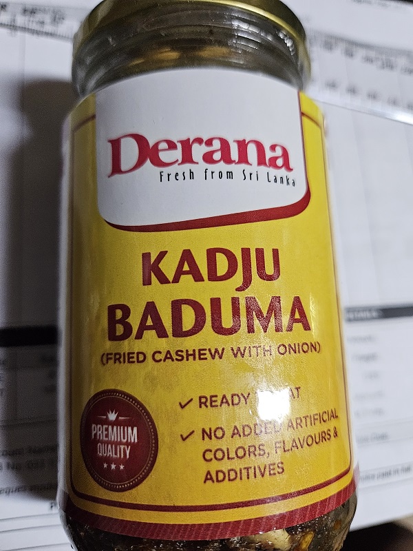 Derana Fried Cashew (Baduma) 150g
