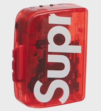 Supreme IT'S OK TOO Cassette Player Red • Brand New [3093] - photo 2