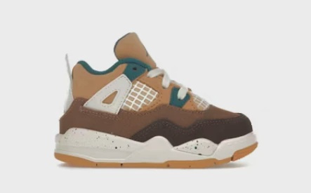 Jordan 4 Retro Cacao Wow (TD) • Brand New [1276]