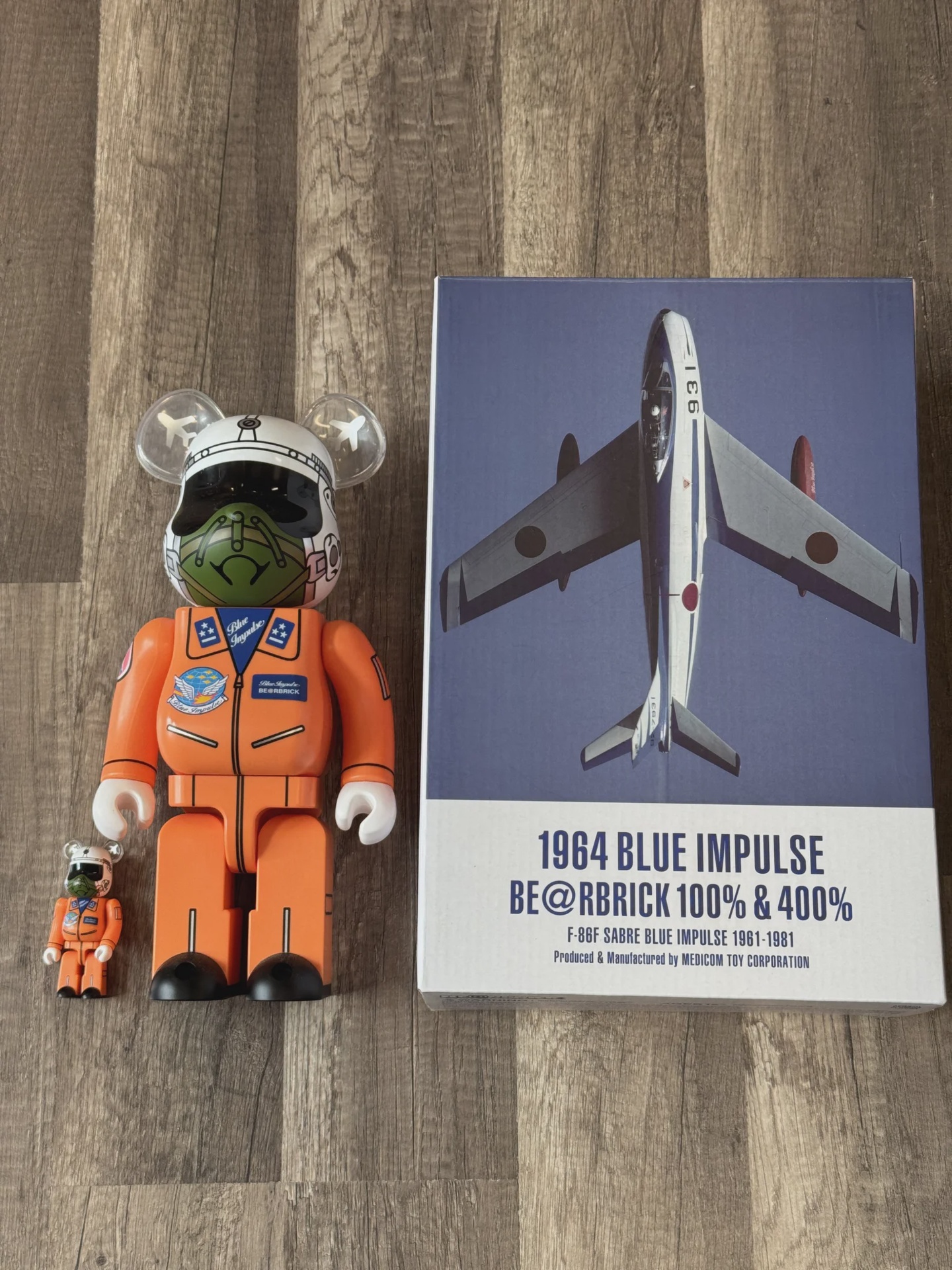 Bearbrick Bearbrick 1964 Blue Impluse 400%