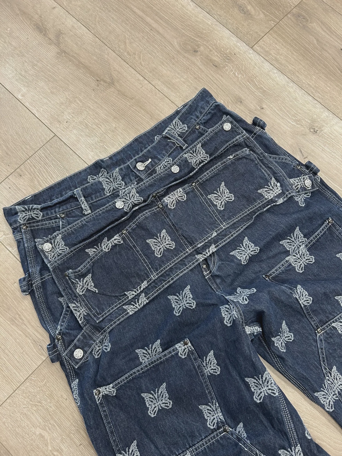 Needles Apron Pants in 10oz Denim - photo 3