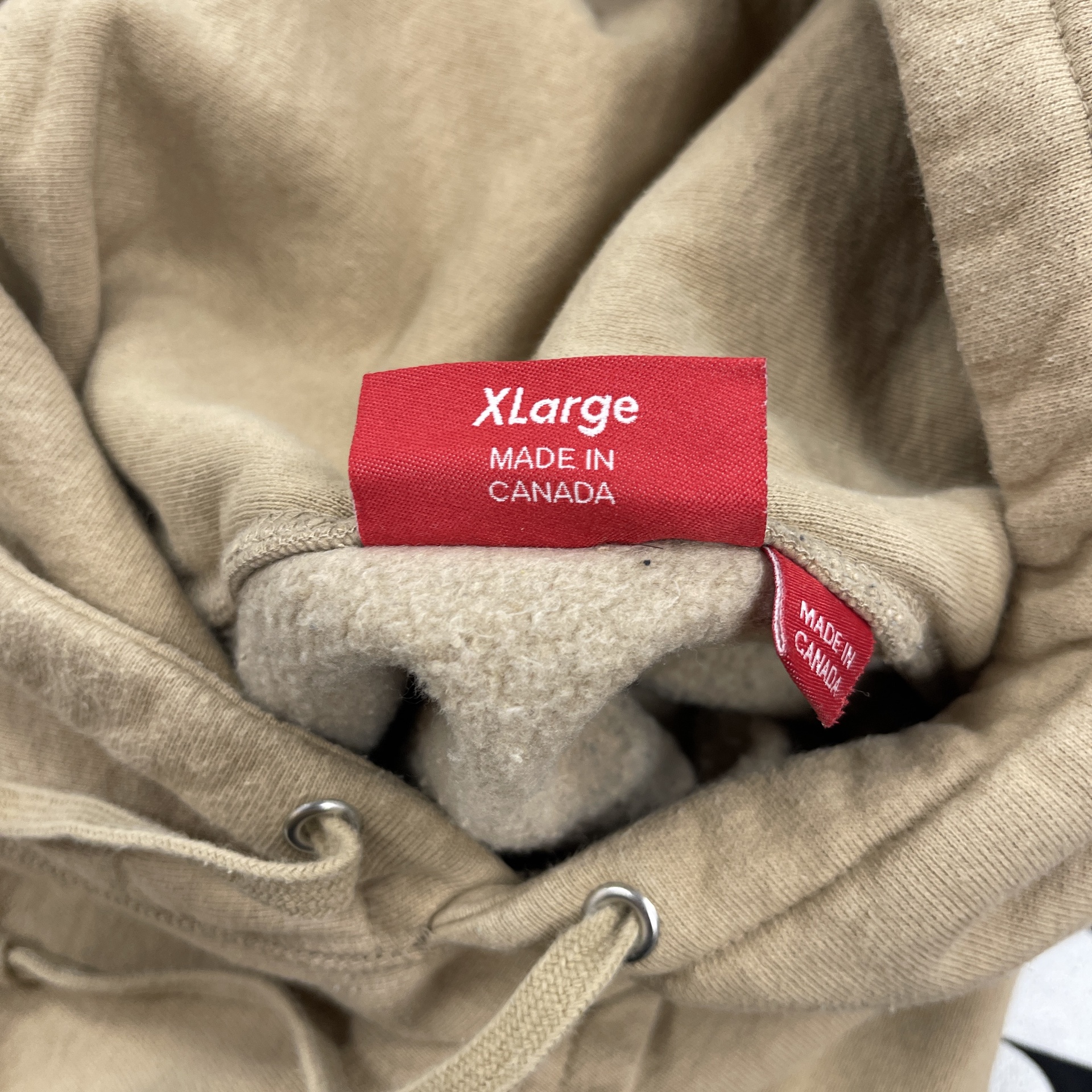 Supreme Reverse Hooded Sweatshirt Dark Tan - Pre-Owned 5