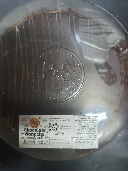 P&S Chocolate Ganache 500g (Only on Shop Visits)