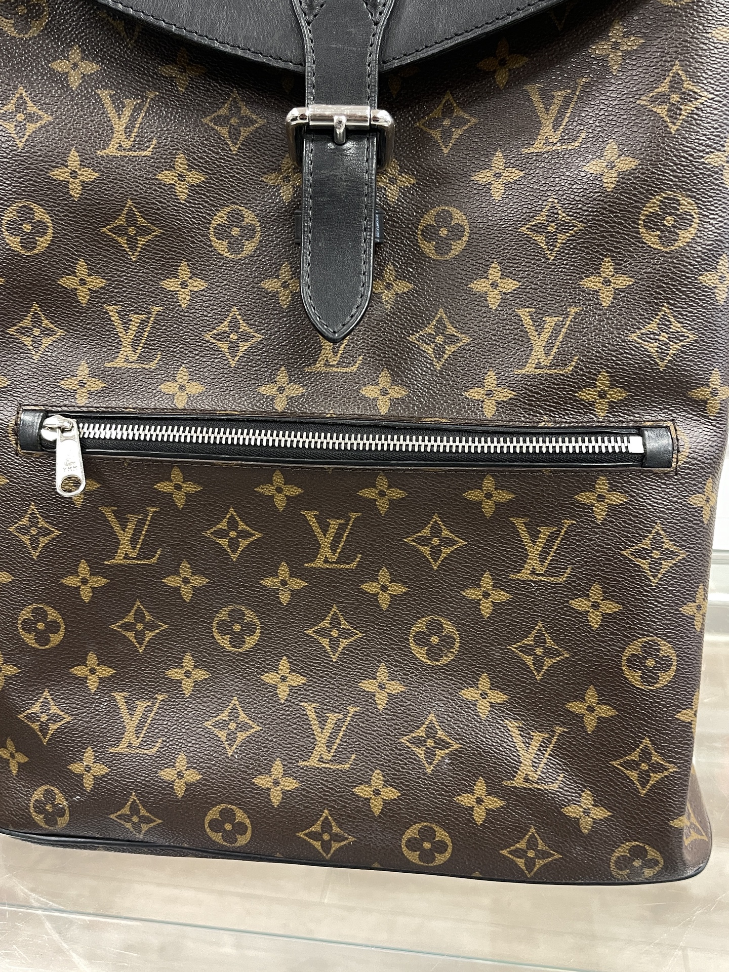 Louis Vuitton Backpack Palk Monogram Macassar Brown - Pre-Owned 3
