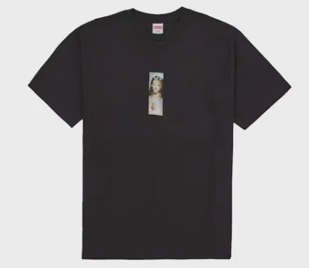 Supreme Prayer Card Box Logo Tee Black • Brand New [6723]