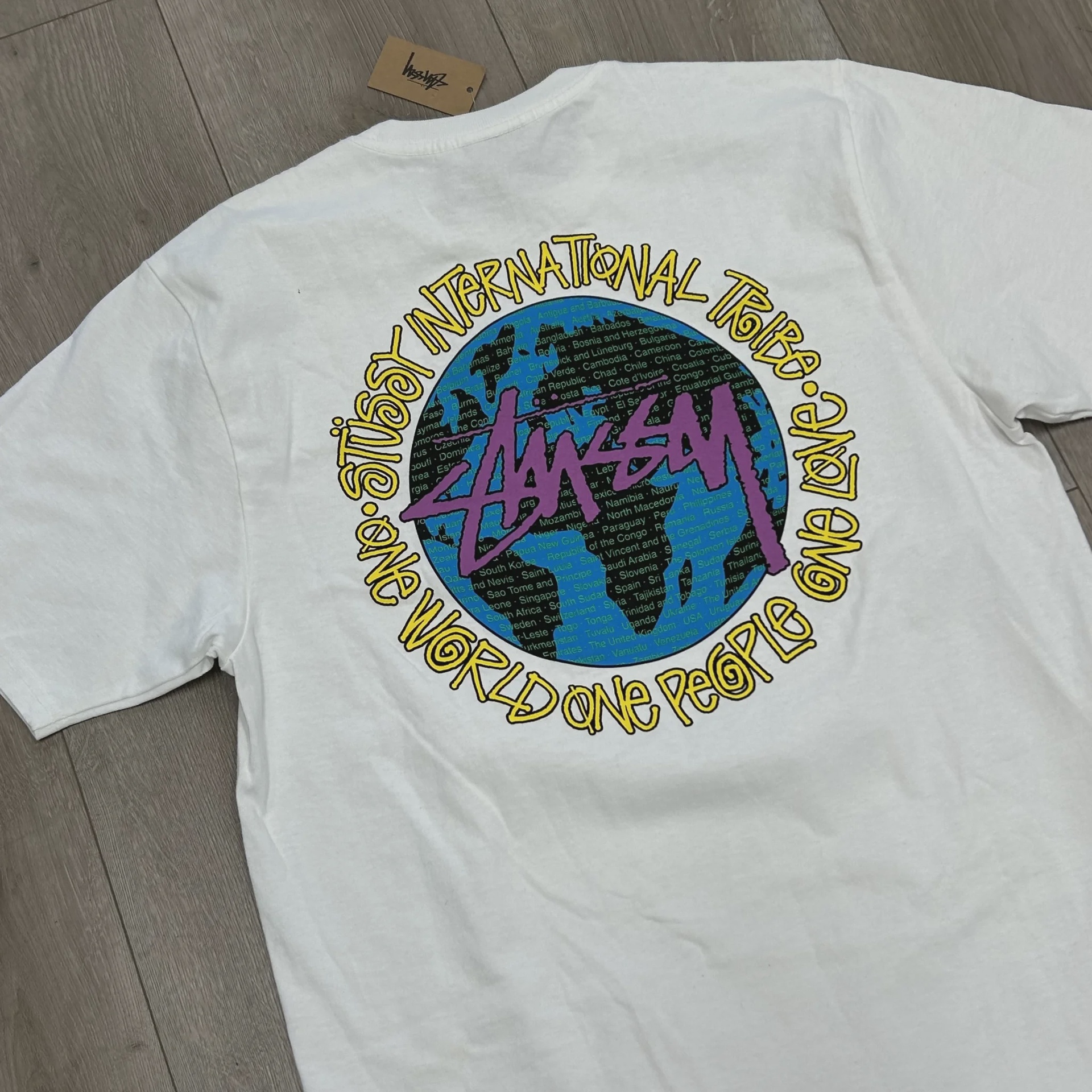 Stüssy One World Tee 'White' • Brand New [5628] - photo 2
