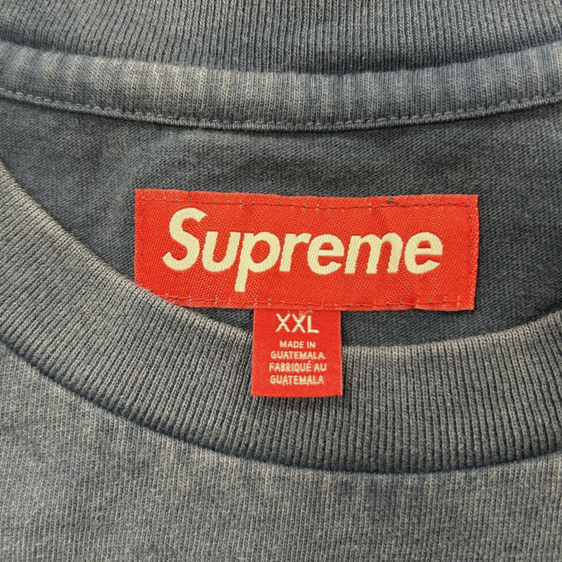 Supreme Washed S/S Top Navy • Pre-Owned [8331] 4