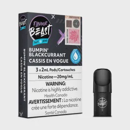 BUMPIN BLACK CURRANT ICED - FLAVOUR BEAST POD PACK 3PK