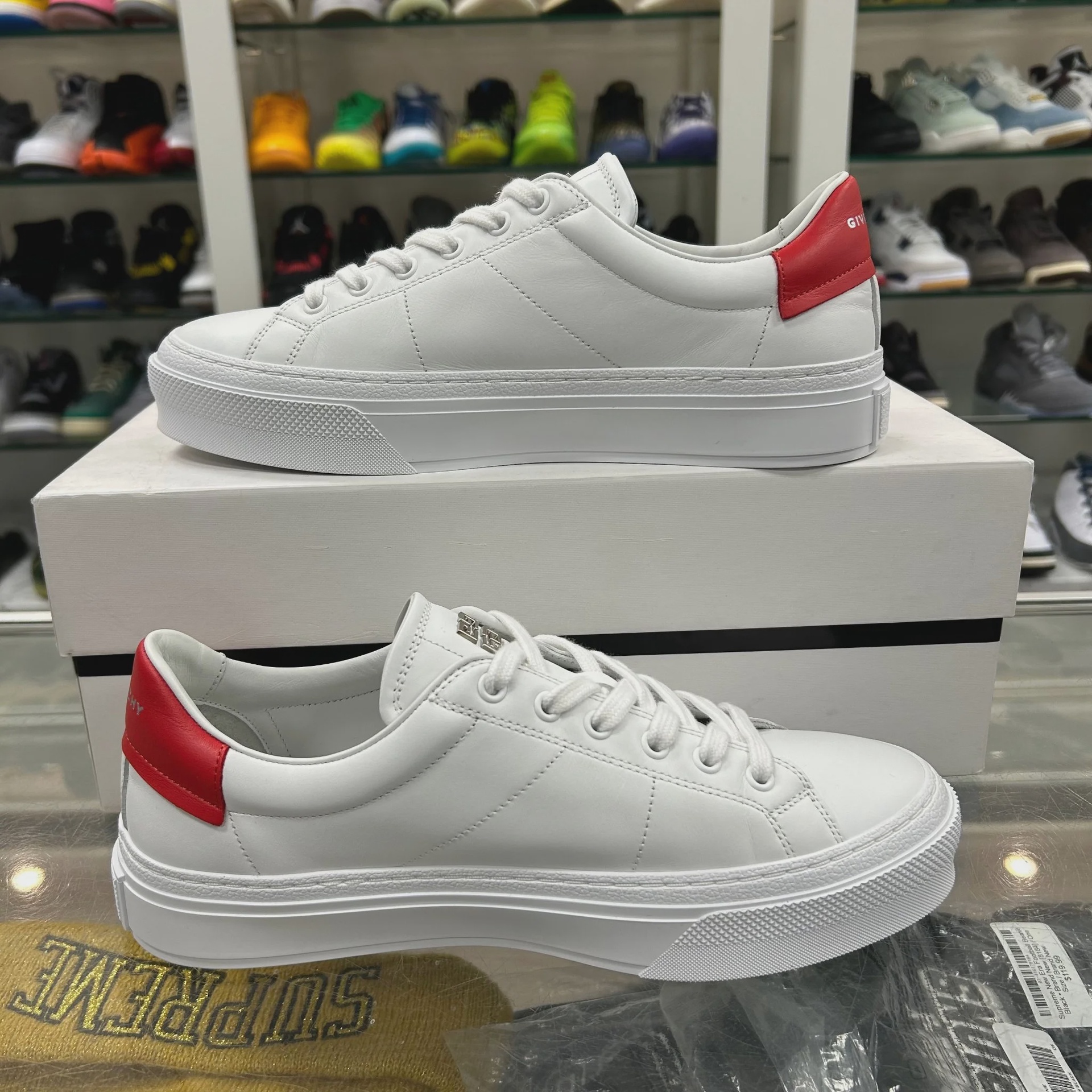 Givenchy City Court 'White Red' Sneakers • Pre-Owned [0126] - photo 10