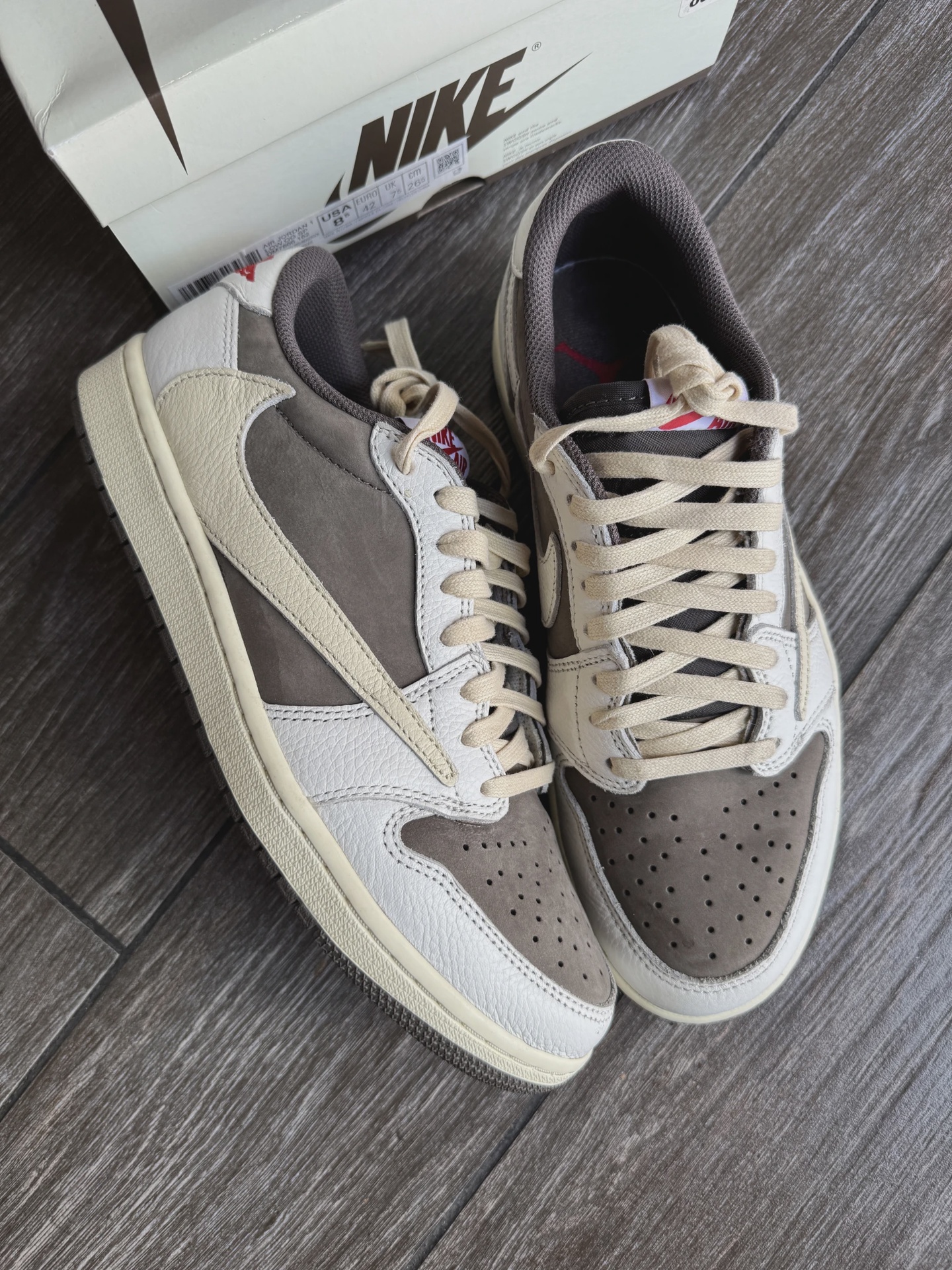Air Jordan 1 Retro Low Original SP Travis Scott Reverse Mocha • Pre-Owned [7766] 2