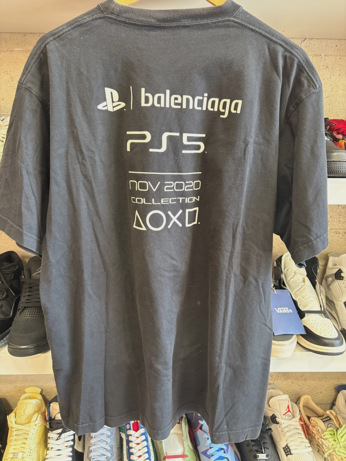 Balenciaga PS5 Black Tee • Pre-Owned [2012] - photo 2