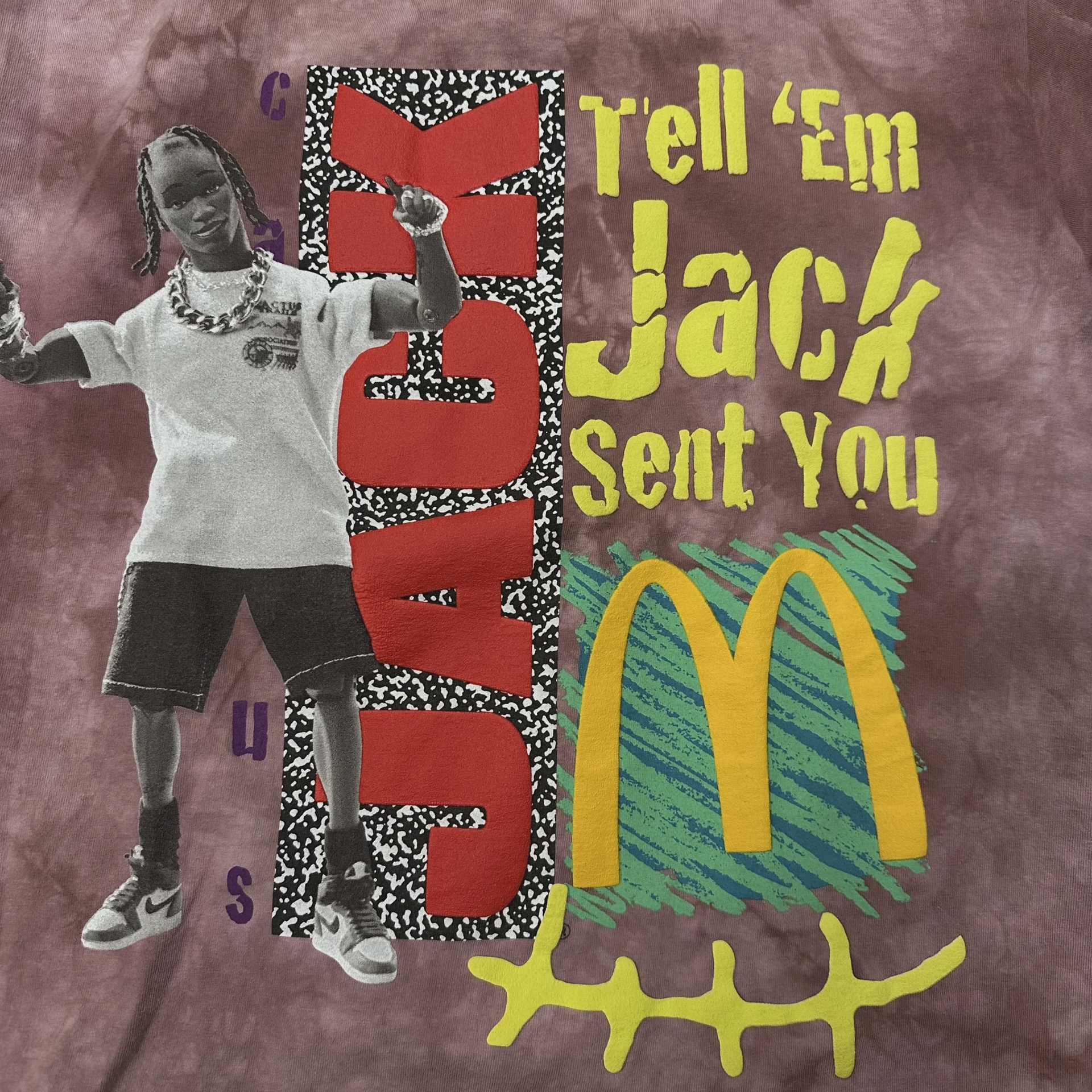 Travis Scott x McDonald's Smile Tee Berry • Pre-Owned [2667] - photo 2