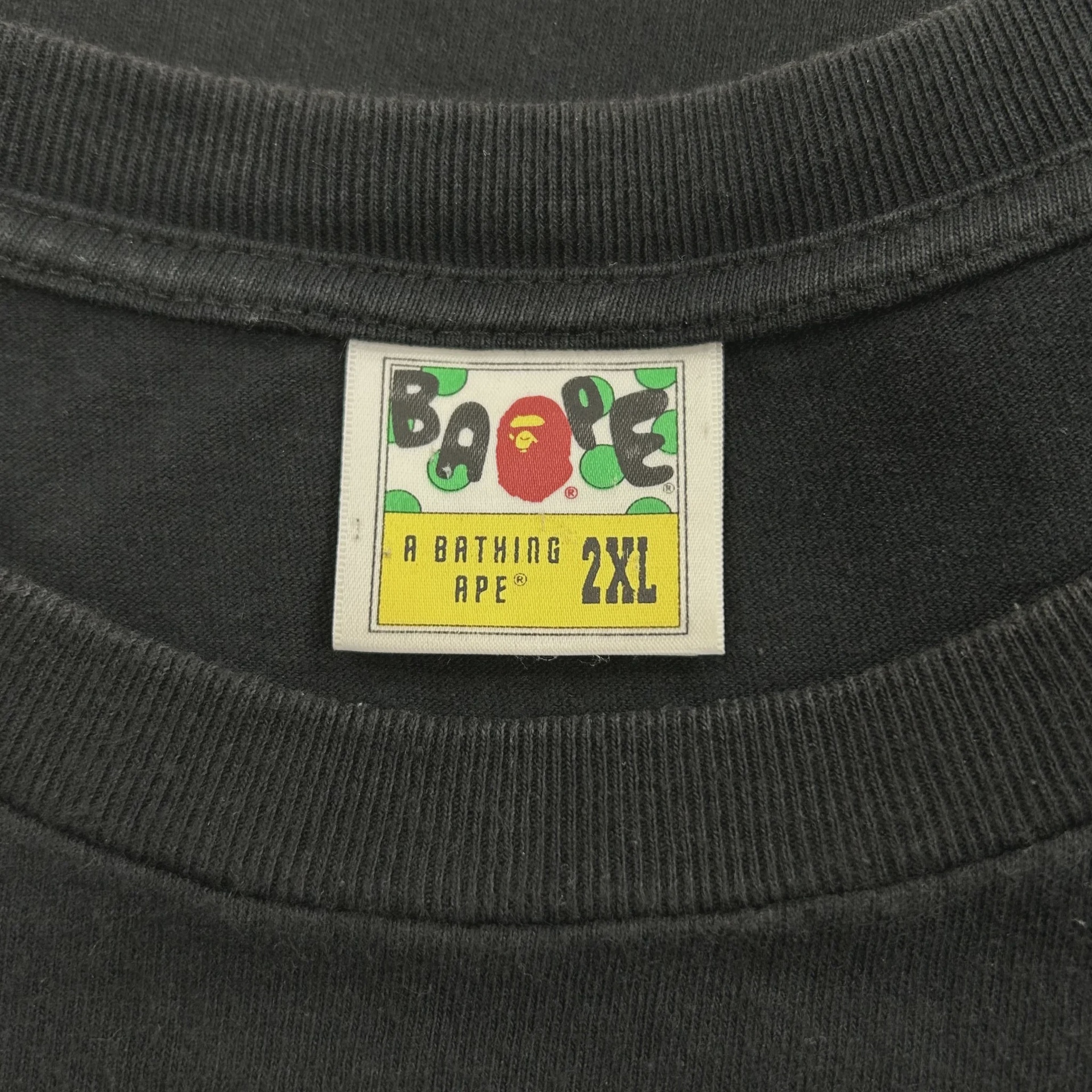 A Bathing Ape Snakeskin Camo College Tee • Pre-Owned [7871] - photo 3