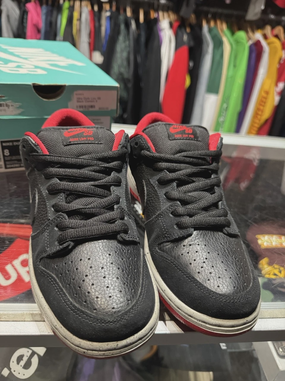 Nike SB Dunk Low Black Cement • Pre-Owned [4155] 2