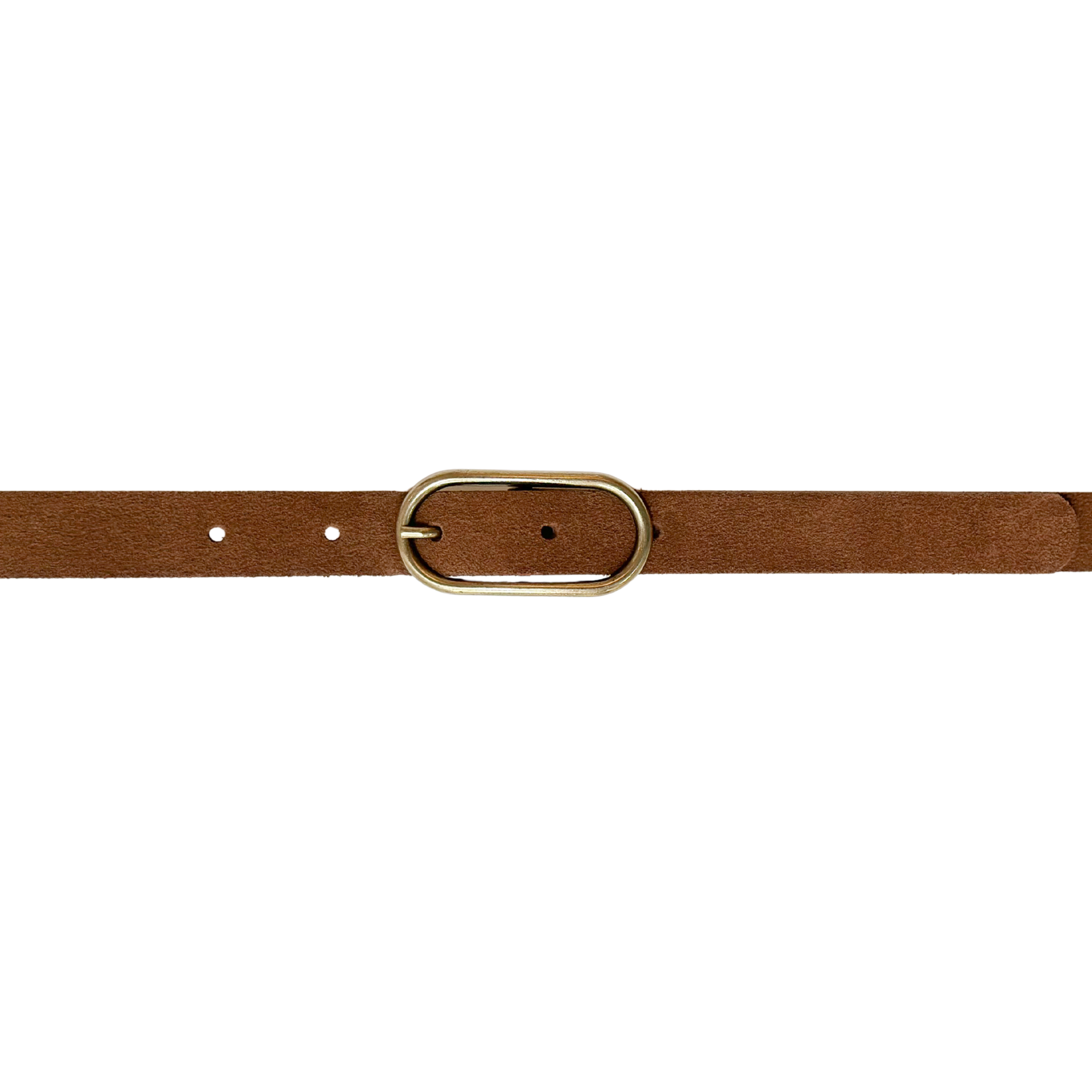 Luna slim belt - Camel gold — foto 1